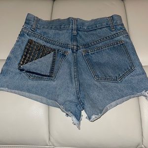 Studded B.W.B. Denim Shorts